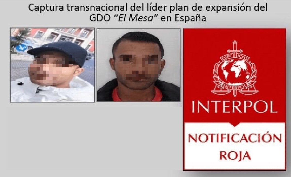 Pensó que escondiéndose en otro país no lo iban a encontrar. Y le llegó la hora.

En una operación de la Policía Nacional, a través de la DIJIN, en coordinación con la Fiscalía General, INTERPOL y la Policía de España, se capturó mediante circular roja a alias “El Negro Alex”,