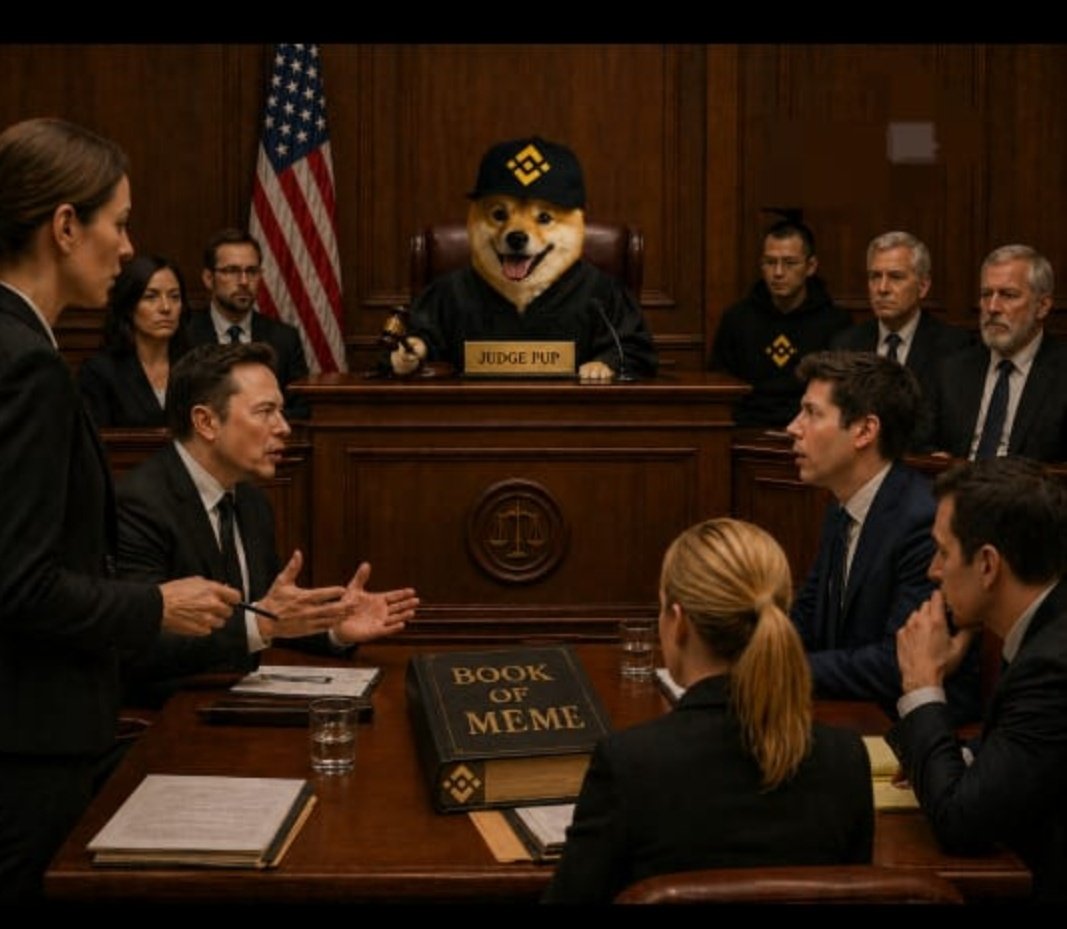 JoshHopi's tweet photo. @pupbnbchain $PUP #BNB   

🗣Judge PUP!
All rise for the case of Elien Musk AND Scam Altman
What else did you notice @pupbnbchain  🤔 https://t.co/LBHB1G2Sez