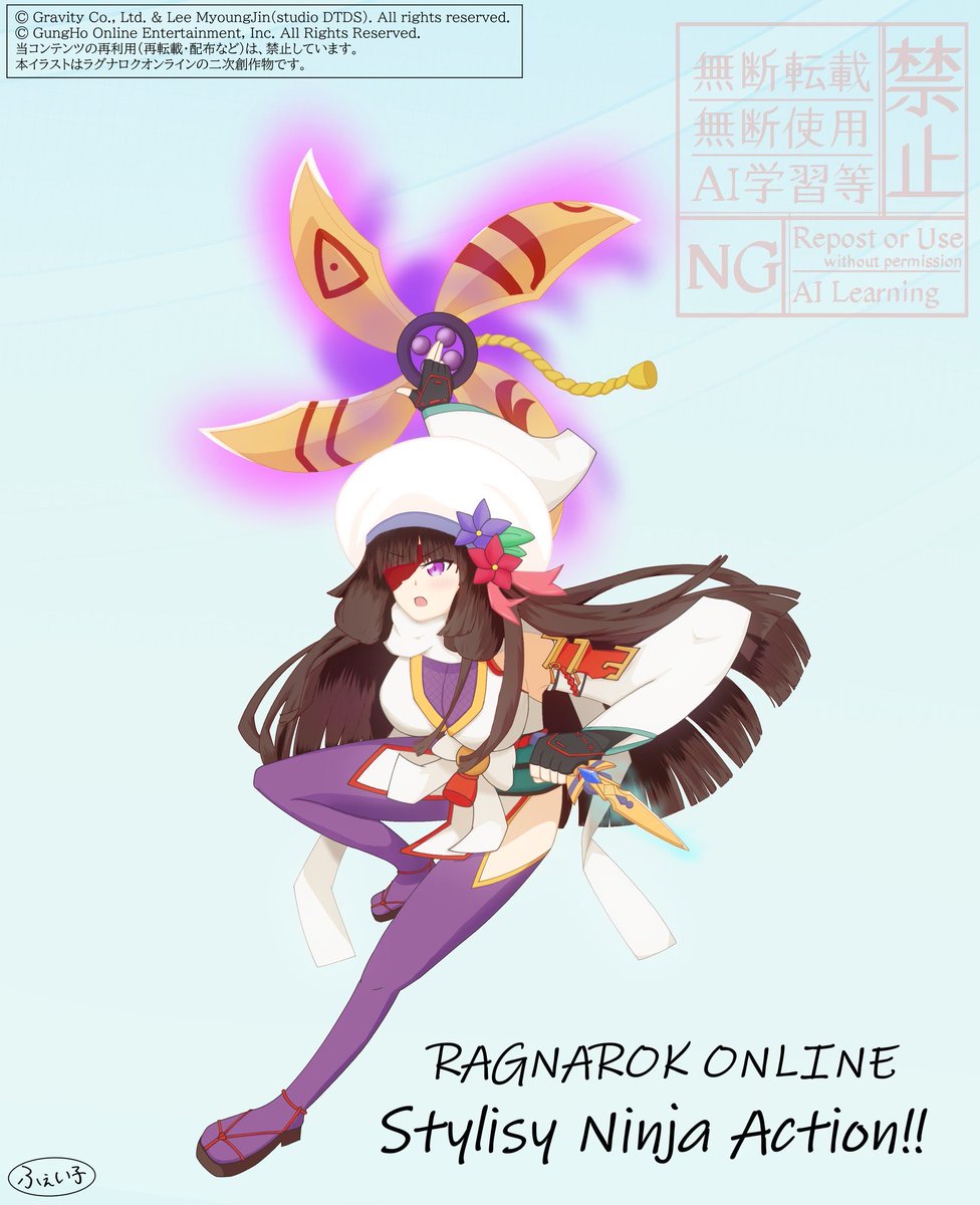 今月はなんと2枚も描けたの！
先月から描いてる最中に手応え感じ始めててその結果いい感じに描けたよ('ω')
お友達のメイン壁とメインアタッカー！

 #今月描いた絵を晒そう
#ラグナロクオンライン
#RO
#RO絵描き