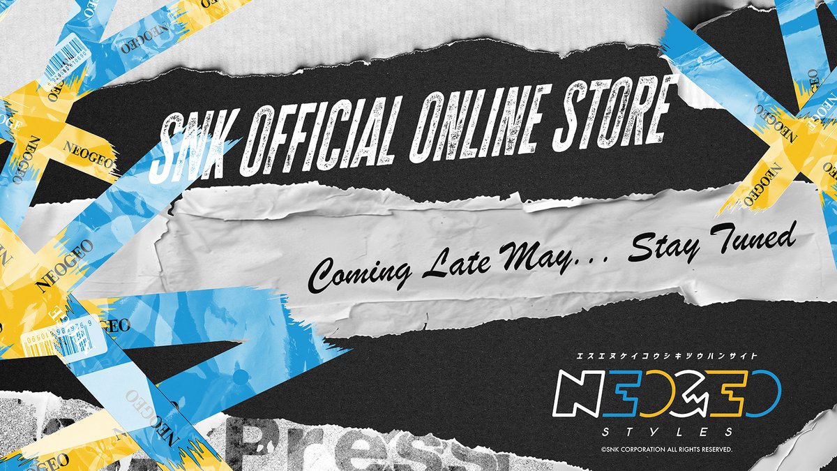 The SNK Official Online Store Is Back!

Coming Late May... Stay Tuned

neogeostyles.com

#SNK #NEOGEO #NEOGEOSTYLES