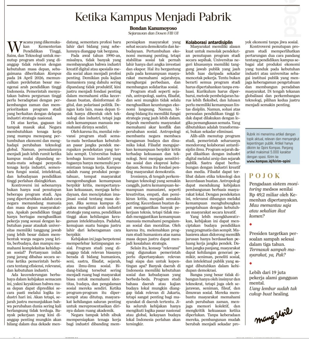 Dosen Kesayanganmu tweet media