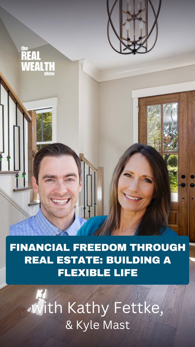 realwealthnet's tweet photo. Listen now because this episode offers practical insights on using real estate to create the life you want—not just the income you need.
https://t.co/I5EakZthmp
#wealthbuilding #financialfreedom https://t.co/WUh6YhZ3Pq