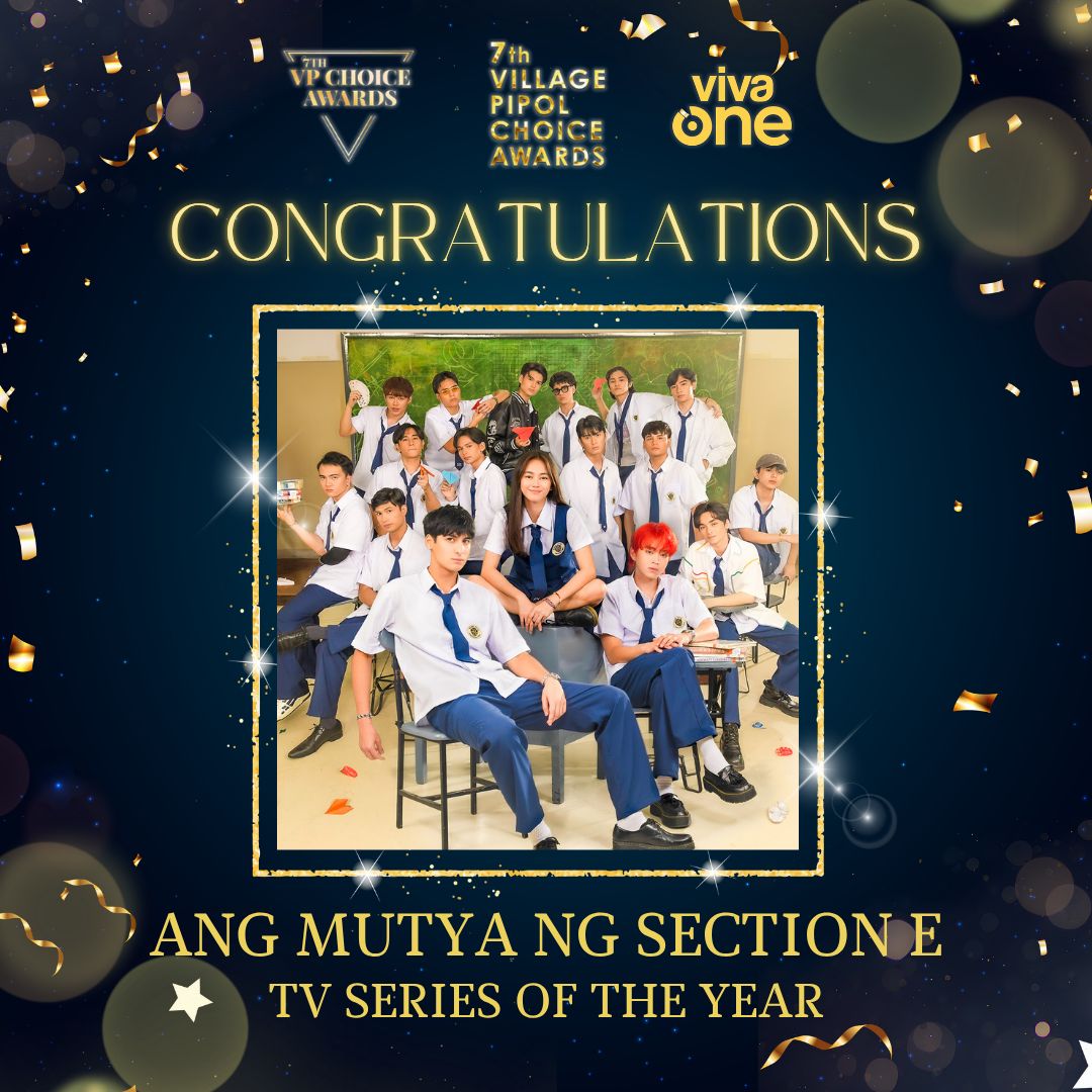 VivaOnePH's tweet photo. 𝐓𝐕 𝐒𝐞𝐫𝐢𝐞𝐬 𝐨𝐟 𝐭𝐡𝐞 𝐘𝐞𝐚𝐫: Ang Mutya ng Section E

Maraming salamat po sa passion at dedication ninyo, we truly acknowledge and appreciate your hard work. 💖👏

𝙋𝙖𝙧𝙖 𝙨𝙖 𝙞𝙣𝙮𝙤 𝙞𝙩𝙤, 𝙠𝙡𝙖𝙨𝙢𝙚𝙮𝙩𝙨! https://t.co/JECAGDSbgi