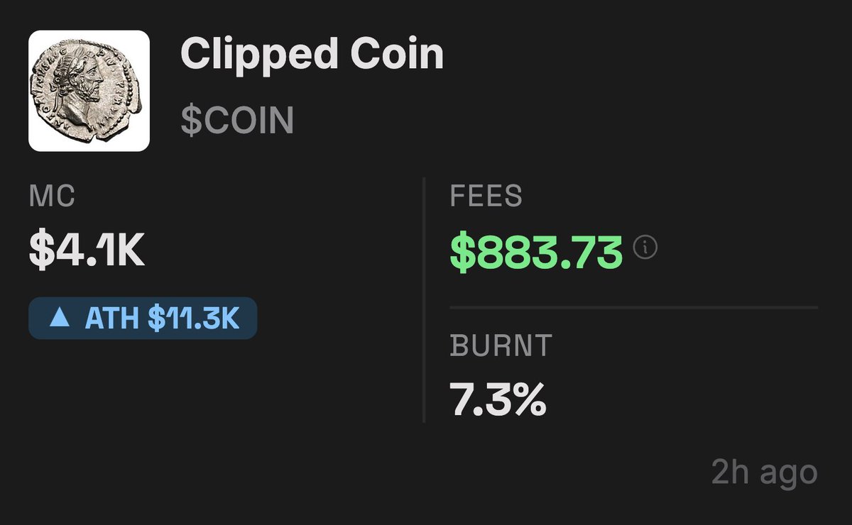 🪙Price &amp; MC drive narrative, attention, everything etc etc etc etc

But pretty cool how a micro $COIN like this prints >6 SOL for the dev

⛈️IMAGINE A RUNNER MAKING IT RAIN ⛈️