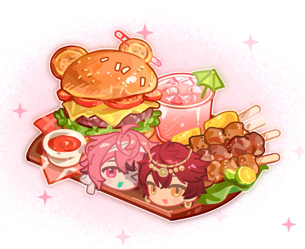 YQuaso60086's tweet image. Some yakiniku🍻
Art by @/午里里七
#BobRosco #CendArt #deathwish