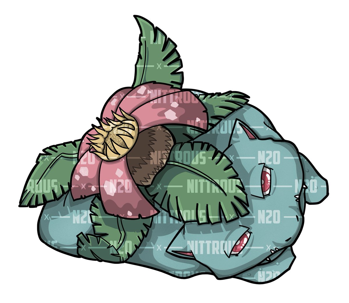 Nittrocity's tweet photo. Started on my pokedex drawings!  You can get stickers at: https://t.co/bUiqsyr6ra  #pokemon #bulbasaur #ivysaur #venusaur https://t.co/nr34Cq4YdT