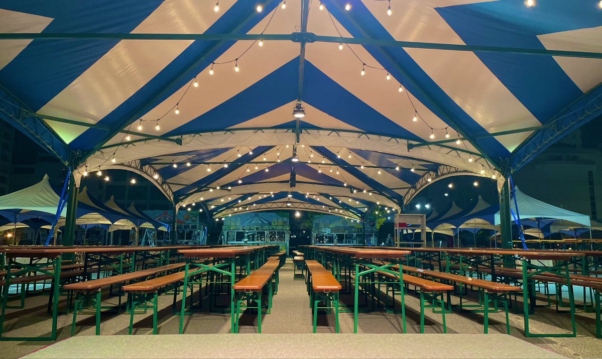 Hiroshima_OKT's tweet image. ＼＼3日目‼️／／

🍻#広島フリューリングフェス🥨
本日も元気に11:00オープン✨
雨が降り続きそうな天気☂️
ですが、大きなテントで気にせず楽しめますのでご安心を🎪😊

🇩🇪注意事項🇩🇪
※飲食物持ち込み禁止
※ラストオーダー21:00
※会場閉場時間21:30

#広島 #hiroshima  #ビール