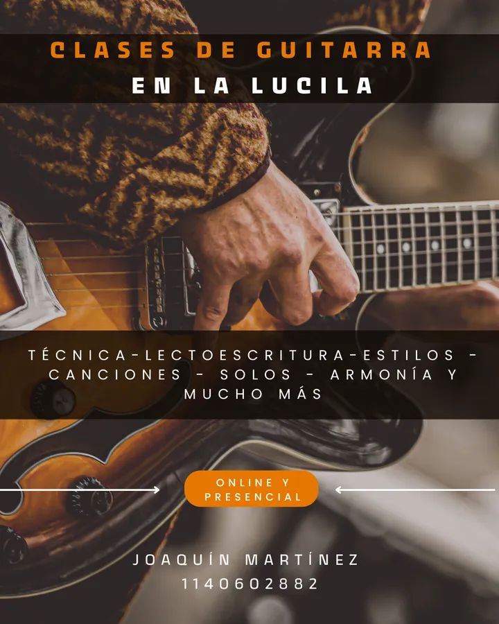 clasesguitarVL's tweet image. #Clases de #guitarra en #LaLucila . Presenciales y online. No te quedes con las ganas de aprender.