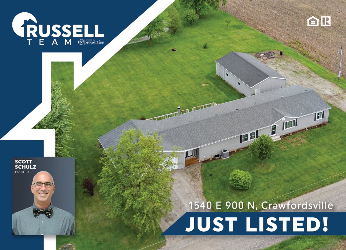 SchulzScottA's tweet photo. #justlisted #realestate #crawfordsville https://t.co/Gf8tLQkJXO