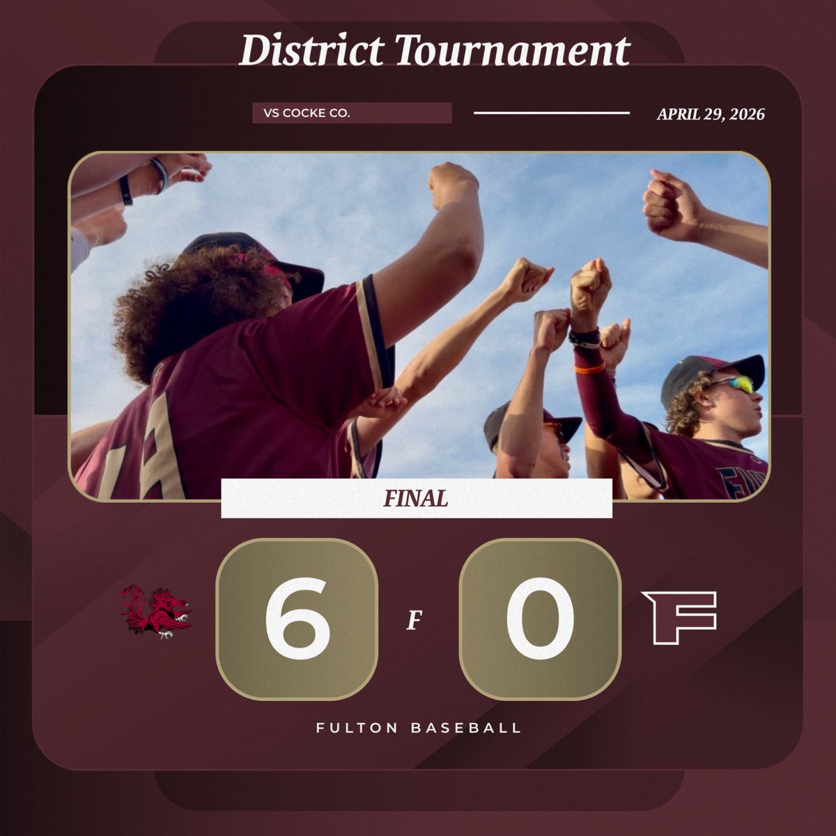 Fulton Baseball tweet media