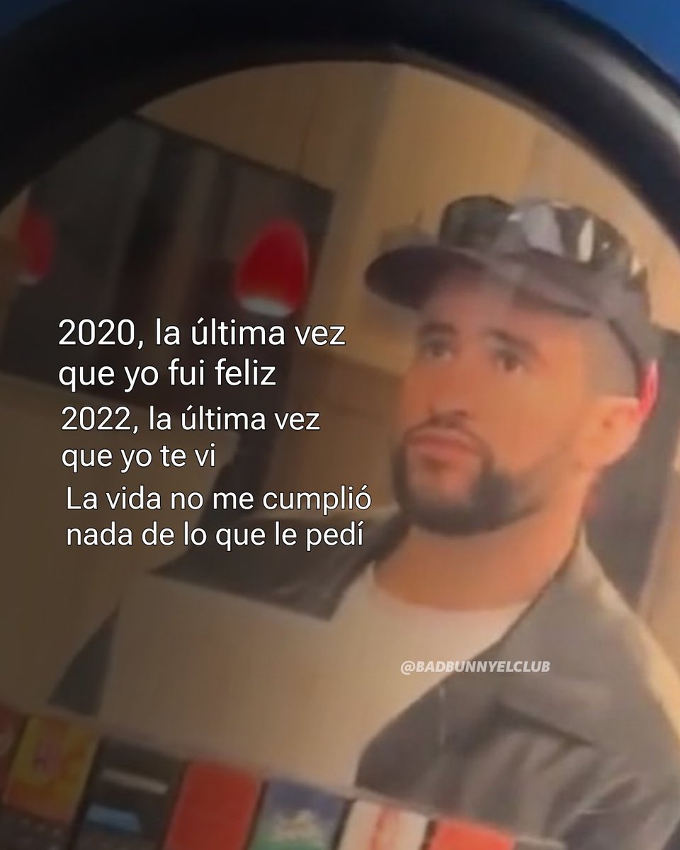2020, la última vez que yo fui feliz