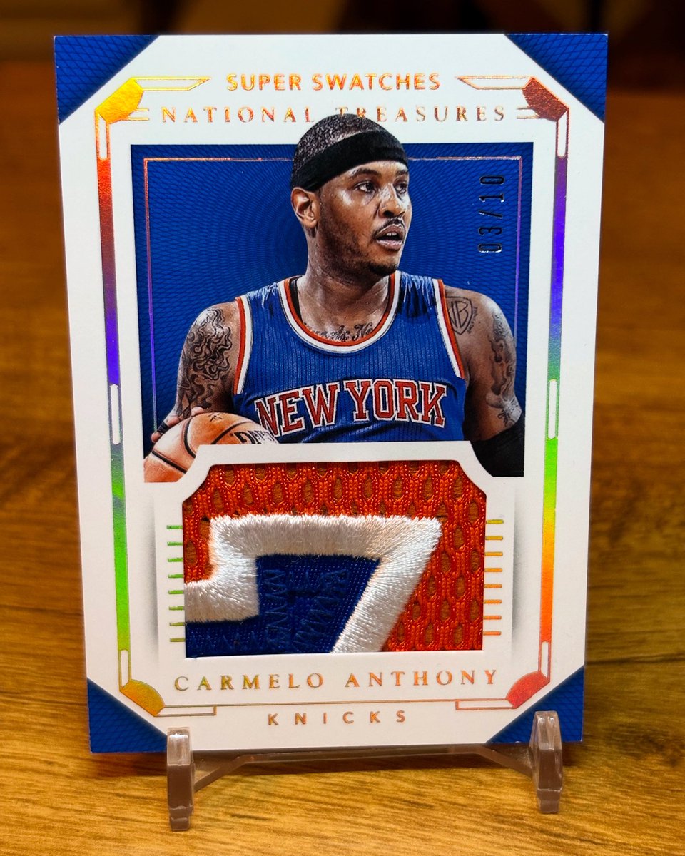 $500 shipped

Melo #7 game used patch /10