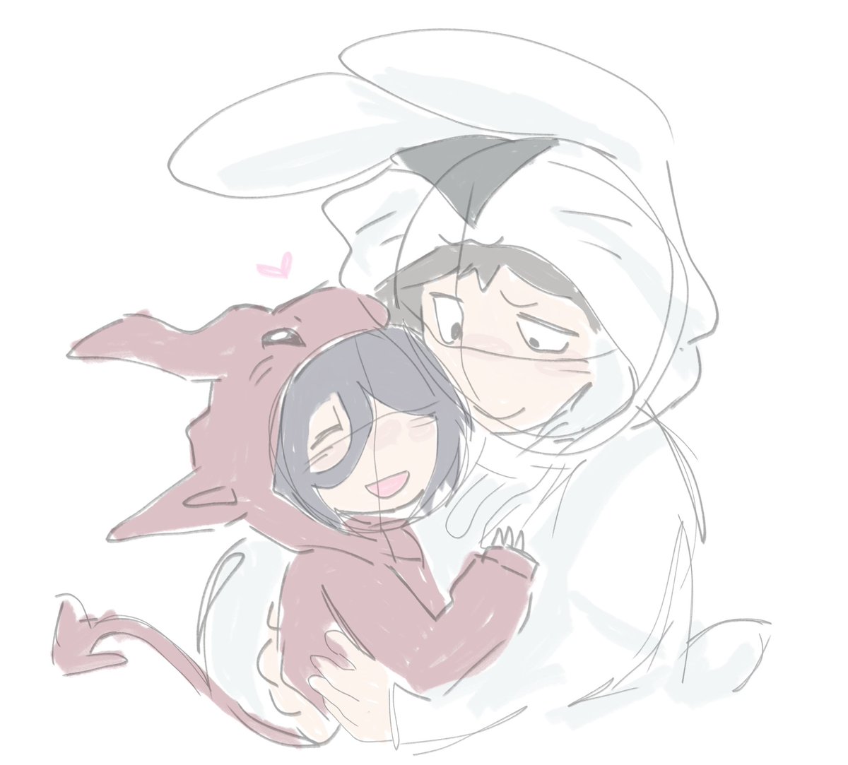 ruminiaticimp's tweet photo. Demon angelito and Bunny lee🐇 #ClinicalTrialGame #ClinicalTrialFanart https://t.co/1TbEkbV54u