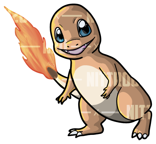 Nittrocity's tweet photo. Next drop.  Charizard will take a bit longer, since I'm going to attempt to animate him. Find stickers on: https://t.co/bUiqsyr6ra #pokemon #charmander #charmeleon https://t.co/SS1S6i78CA