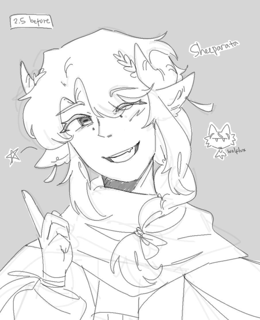 vulpinima's tweet photo. whoever saps saparata fan who comes across this can u help me decide what animal to assign his state 2.0 version. personally i like sheep for 2.5 and dove for 2.7 but im not too familiar w/ 2.0 https://t.co/5HAheV4q8C