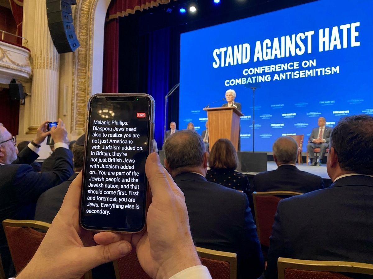 QuantumParty_'s tweet image. Many of the speakers at Antisemitism conferences openly call for Jewish Americans to prioritize the interests of Israel over the interests of America. And live stream their talks on the internet for everyone to see.

But if social media influencers cover that, or criticize that,