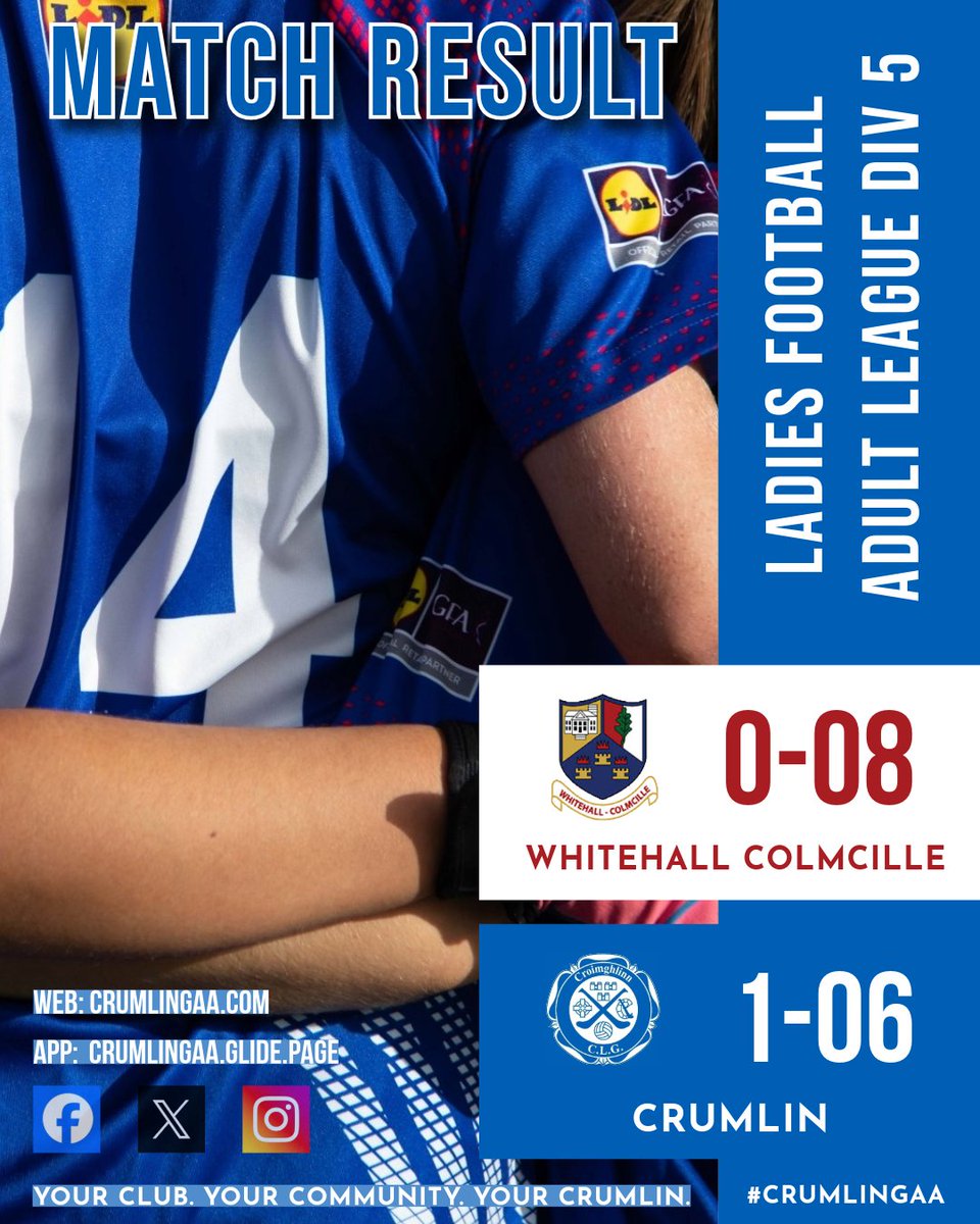 CrumlinGAA's tweet image. Two adult team wins away from home last night!

First up were the men's footballers who came away with a 2 point win vs. Thomas Davis, later our Ladies football team had a 1 point win vs. Whitehall Colmcille. Congrats to both teams

crumlingaa.glide.page

#crumlingaa #crumlin