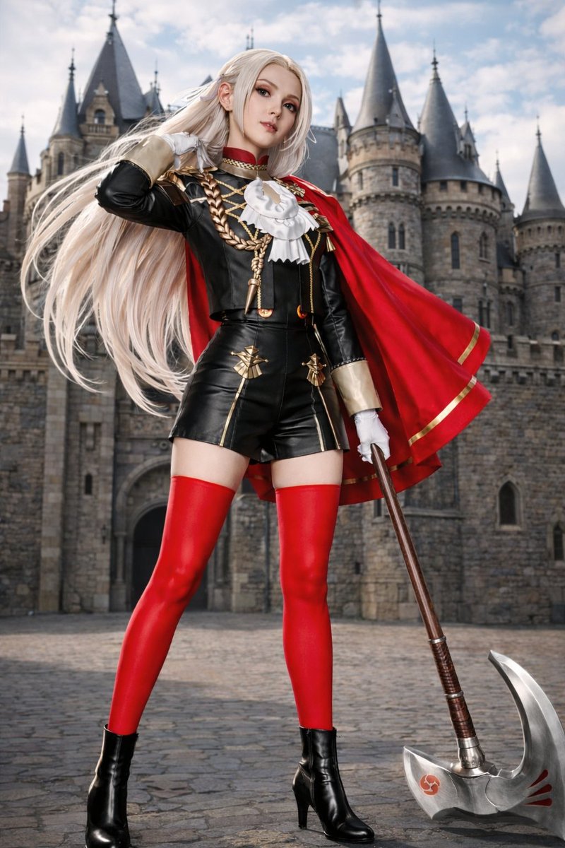 waifu4raifu's tweet photo. Edelgard Von Hresvelg from Fire Emblem 3 houses

#fireemblen #edelgard #chatgpt #ai #liveaction #cosplay #コスプレ #nintendo https://t.co/rc4X7A8K1Y