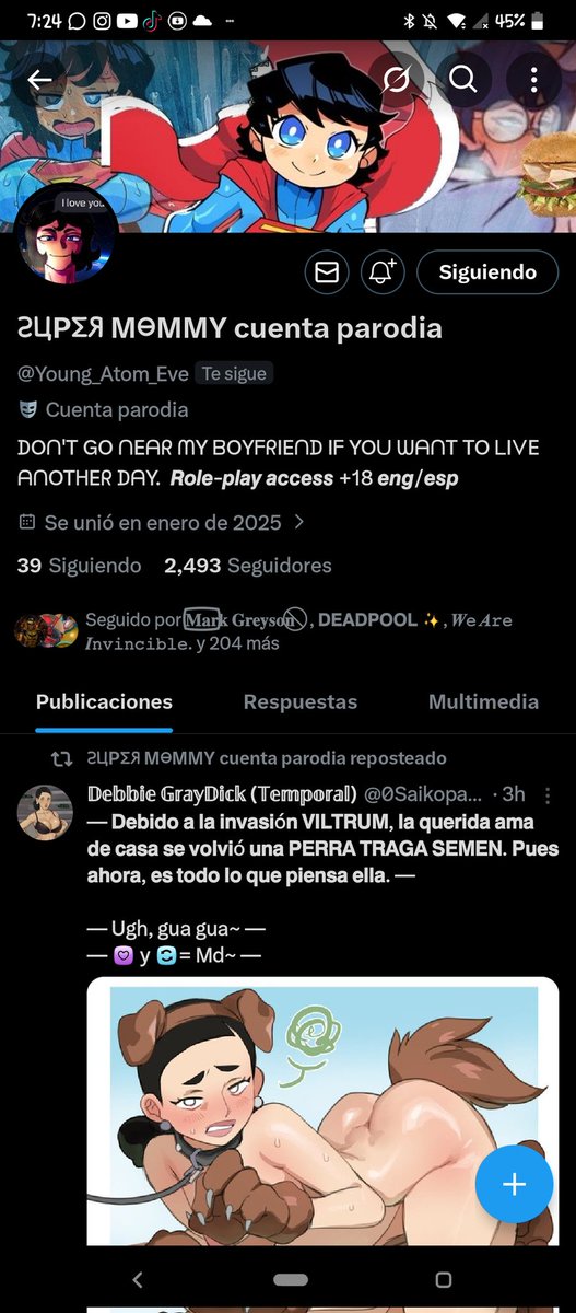 𝔻𝕖𝕓𝕓𝕚𝕖 𝔾𝕣𝕒𝕪𝔻𝕚𝕔𝕜 (𝕋𝕖𝕞𝕡𝕠𝕣𝕒𝕝) tweet media