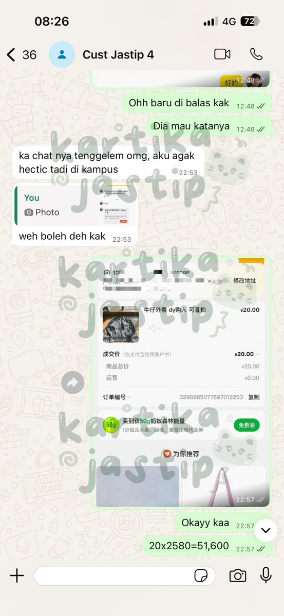 kartika jastip | OPEN CO WEB CH NO FEE NO TAX tweet media