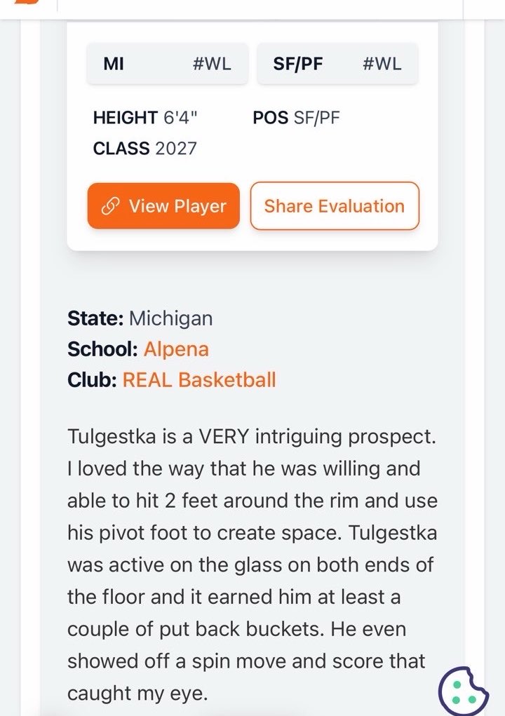 ConTulg7's tweet photo. Thanks @HankampScott for the write up from the weekend! 
Excited to keep the momentum rolling into the next tournament with my team!!
@evanneff23 @REALbasketball_ https://t.co/uue2tEGMek