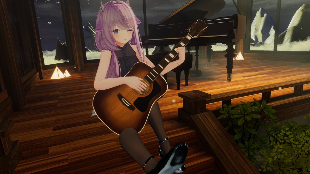 楽器演奏できる人みたいに見えるかな？
#VRCHAT #Milltina