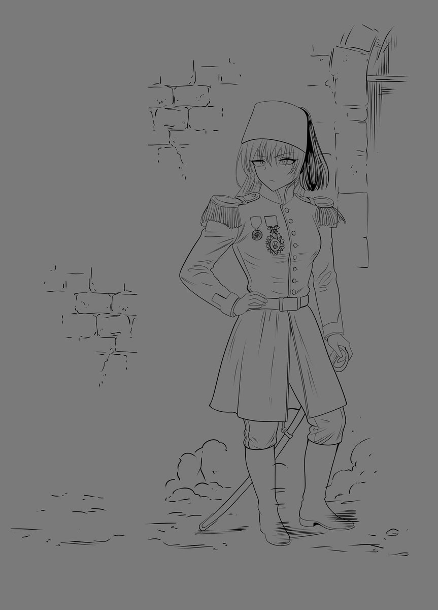 Sawad_Solo's tweet image. Trying to create a ney caracter from the beylicaly of tunis in 1867 , work in progress #SketchDesign #tunis #artwork #lineart #tunisia #othomanempire #sketch #19thcentery #history #historyart #funnyhistory