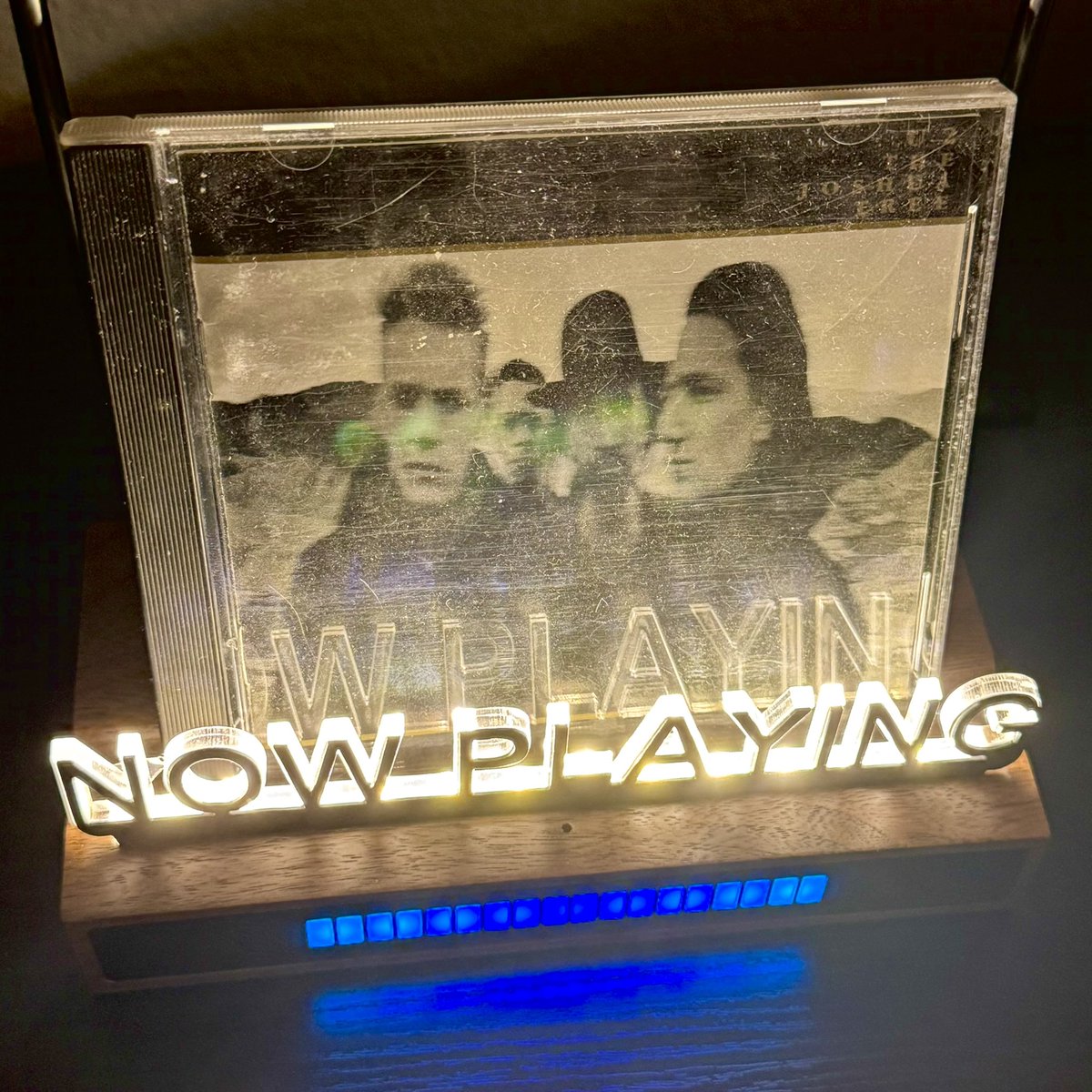 Zepp1978's tweet image. His pick tonight. This CD has seen some mileage. One of the first I ever bought. Incredible album. #NowPlaying #CompactDisc #U2 #TheJoshuaTree #ClassicRock
