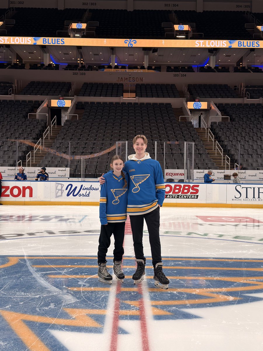 griggsbd's tweet photo. Shoutout to my bosses at @Enterprise_Cntr for giving us Guest Experience staff (plus friends/family) the opportunity to skate on the ice last week. What an experience. https://t.co/qM4JDrHkbC