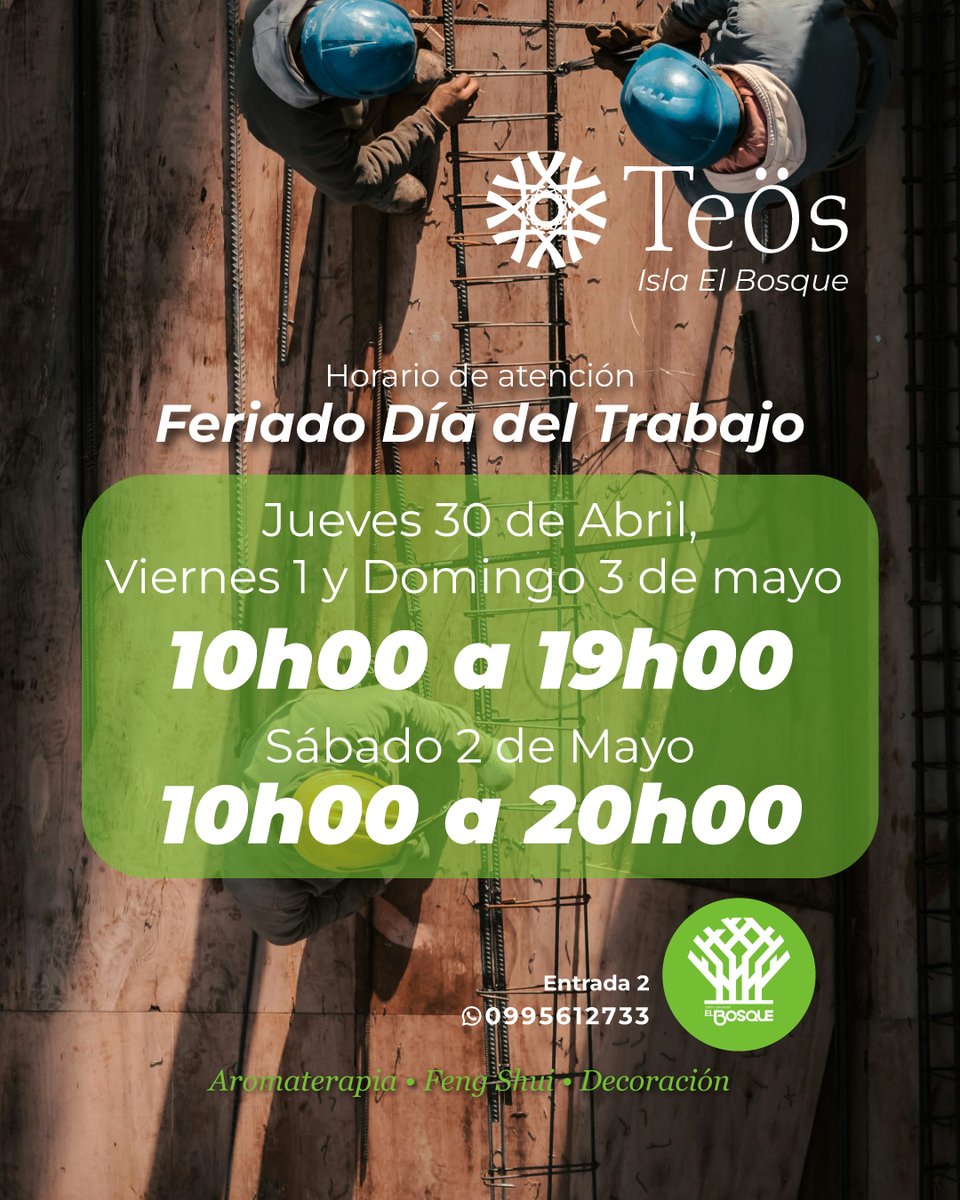 TeosEcuador's tweet photo. #Horarios por Feriado en #Teos Comunícate con nosotros 📞 #TeosSanRafael https://t.co/OKpJUipL81 #TeosSantaClara https://t.co/7qY8JrfYwH #TeosEspiritual https://t.co/XtxEK3w2xy #TeosTumbaco https://t.co/4sE9Tudu24 #TeosCCElBosque #TeosCCElRecreo 0995612733 https://t.co/nNzN4kA5h6