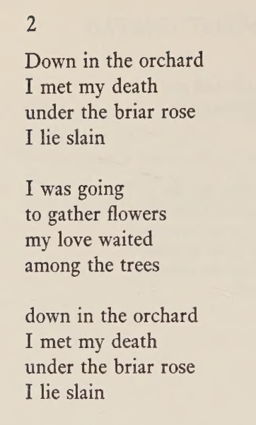 srgsrn's tweet photo. Found an unexpected transcreation of "Dentro en el vergel" in Geoffrey Hill's "The Pentecost Castle." https://t.co/ynd29LDXBJ