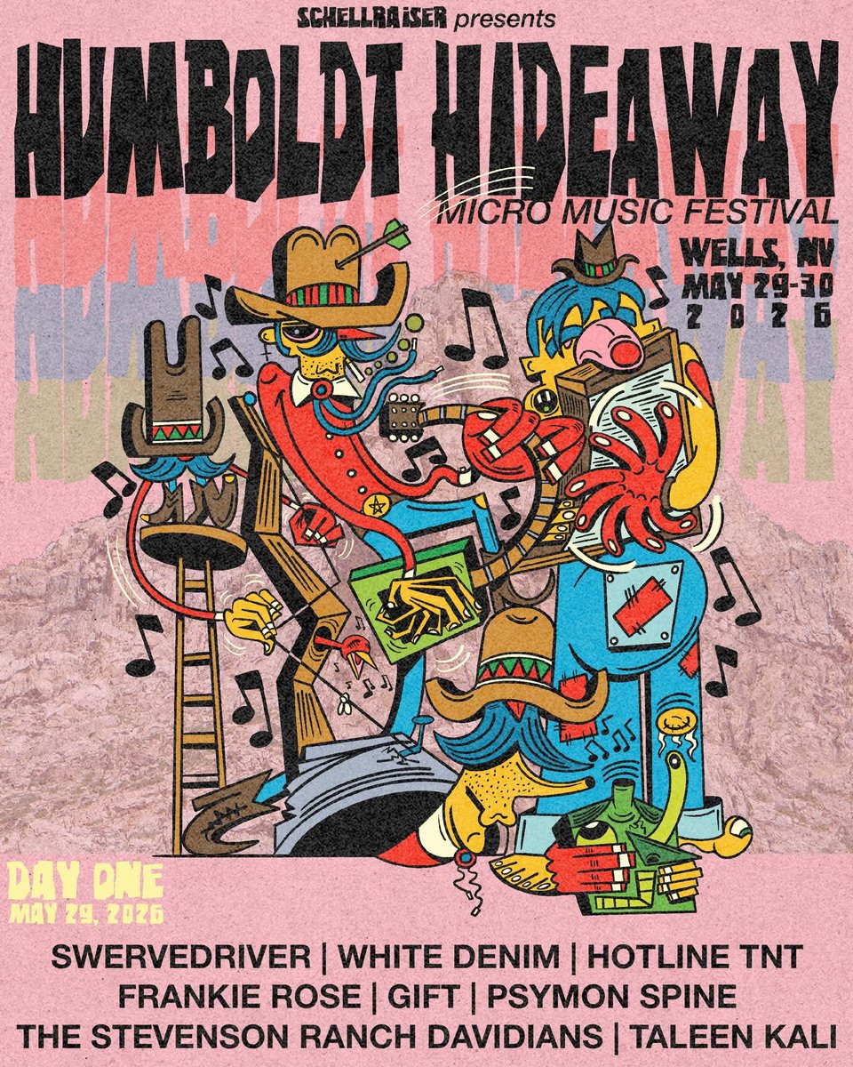 IvyFanPage's tweet image. We're just 30 days away from Schellraiser's Humboldt Hideaway at Wells City Park! Opening day kicks off on Friday, May 29
Get your tickets and passes today at schellraiser.com/tickets before prices increase again next month!
#festival #indierock #indiemusic #nevada #schellraiser