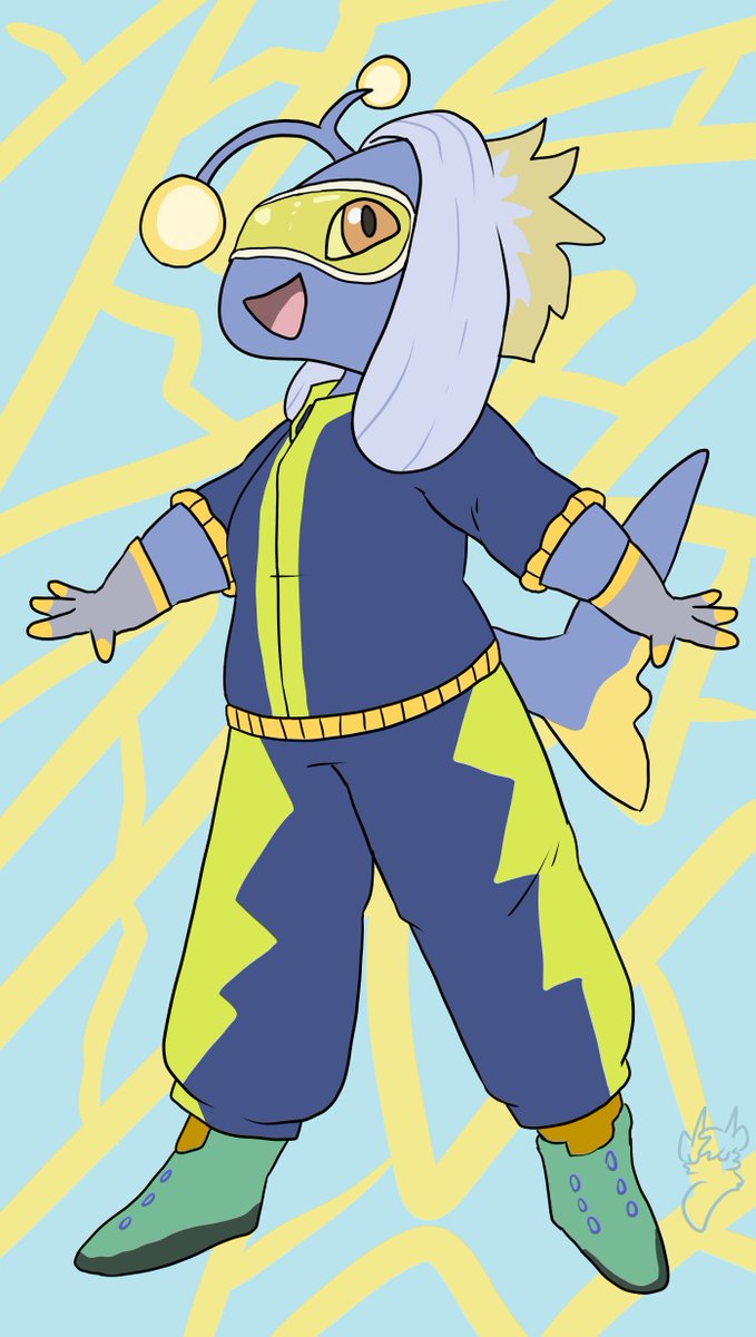 artist_starry's tweet image. FISH!
#lanturn #pokemon #pkmn #pokemongijinka #gijinka