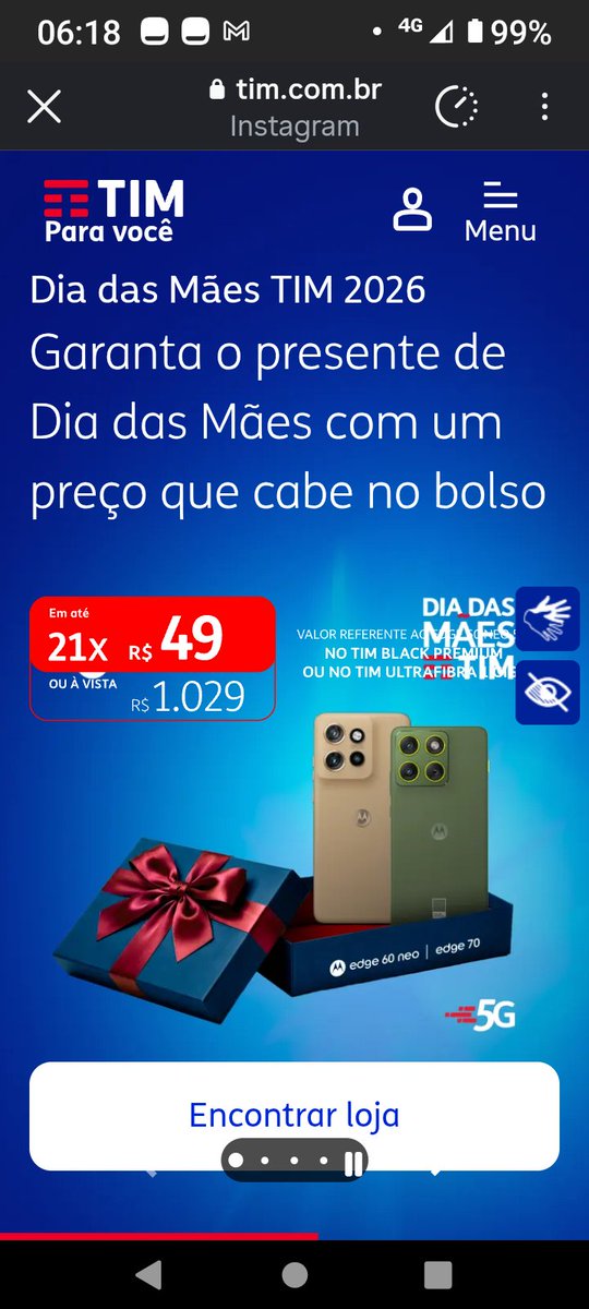 SauloDaCosta6's tweet image. Indignado com a @TIMBrasil: anúncio prometia Motorola Edge em 21x, mas na loja de Cabo Frio disseram que não fazem — e isso não é informado no site. Acabei fechando em 8x. Falta de transparência!
#TIM #PropagandaEnganosa #Consumidor #DireitosDoConsumidor #TransparênciaJá