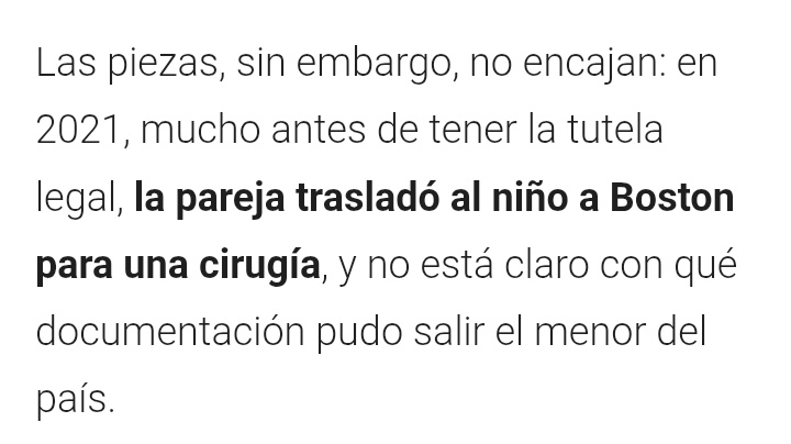 Habría que preguntarle a <a href="/pabloabdala66/">Pablo Abdala</a> (que decía que Penadés era inocente) cómo hizo Cipriani para sacar a un niño del país sin tener su tutela.

Por otro lado, no hay nada de controles en el aeropuerto de Punta del Este, y por allí "pasan cosas".