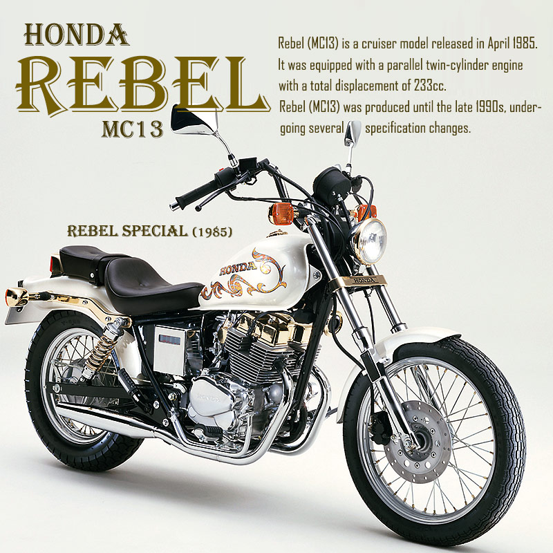 BikeBrosMagazin's tweet image. 🎂#生誕祭🎂4月30日は #レブル の誕生日（発売日）だよ。昭和60年（1985年）生まれ、今日で41歳🎉
令和の売れっ子 #レブル250 には、昭和のご先祖様がいた‼️シンプルなレブル250とは違って、イイ感じにゴージャスなのが昭和っぽいね～🥰
みんなの愛車レビュー🔗 bikebros.co.jp/catalog/1/178_…