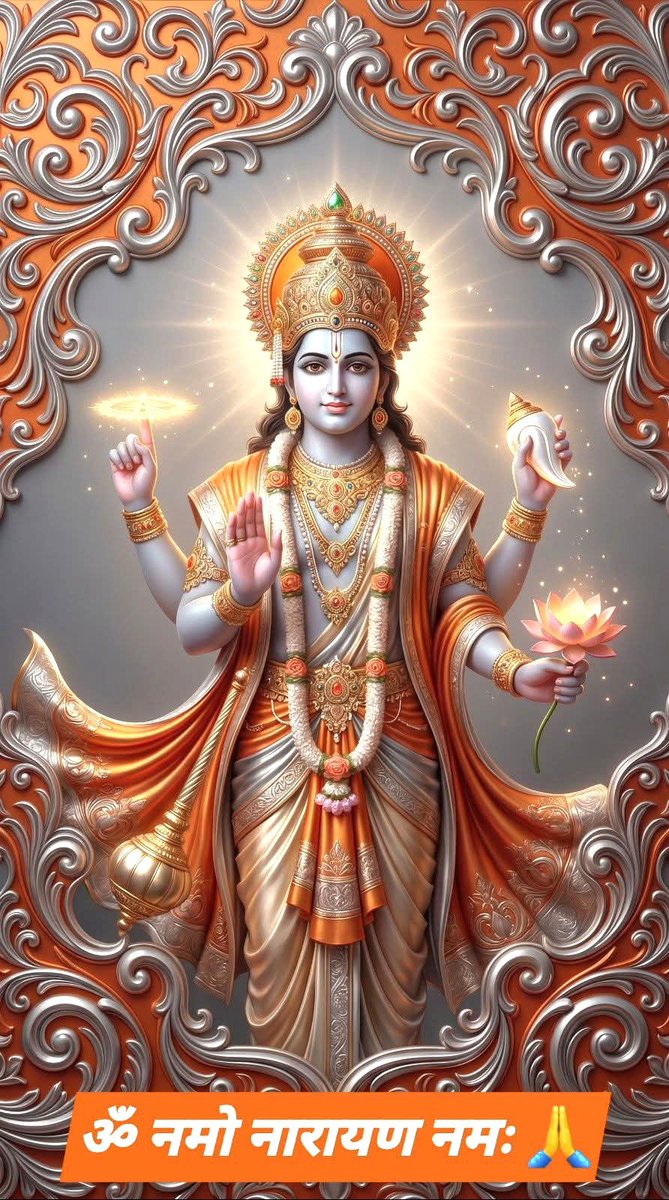 M_kumar1963's tweet photo. मङ्गलम् भगवान विष्णुः, मङ्गलम् गरुणध्वजः❗️
मङ्गलम् पुण्डरी काक्षः, मङ्गलाय तनो हरिः‼️
#जय_श्री_हरि_विष्णु🙏
#ॐ_नमो_भगवते_वासुदेवाय_नमः 🙏🚩
#जय_श्री_हरि_विष्णु 🙏🚩 https://t.co/oWPGzbQIWy
