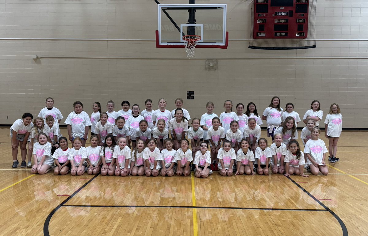 BCladybraves's tweet photo. Last day of camp for grades 2-4! Ended camp with playing against each other and learning the rules of the game. We have had a great two weeks with these girls! 
Congratulations to the winners of the Skills Challenge! 💪🏻🏀 https://t.co/mZPacaH0NC