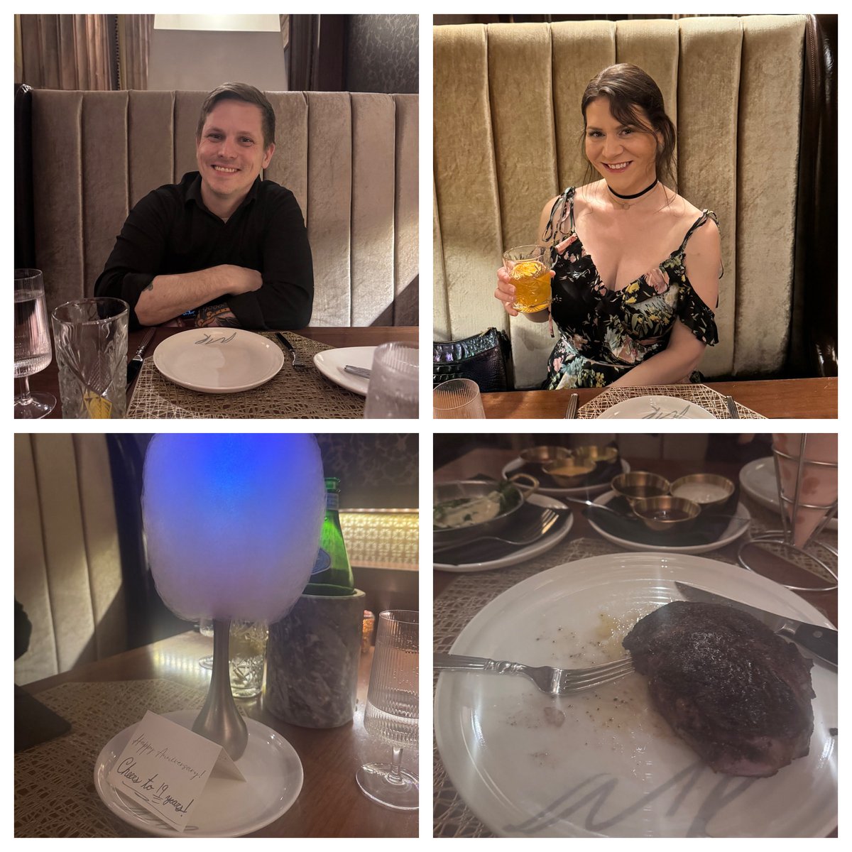 VolpeShimoda's tweet photo. Great dinner at Marble Room tonight 💛 https://t.co/F3afhWYliU