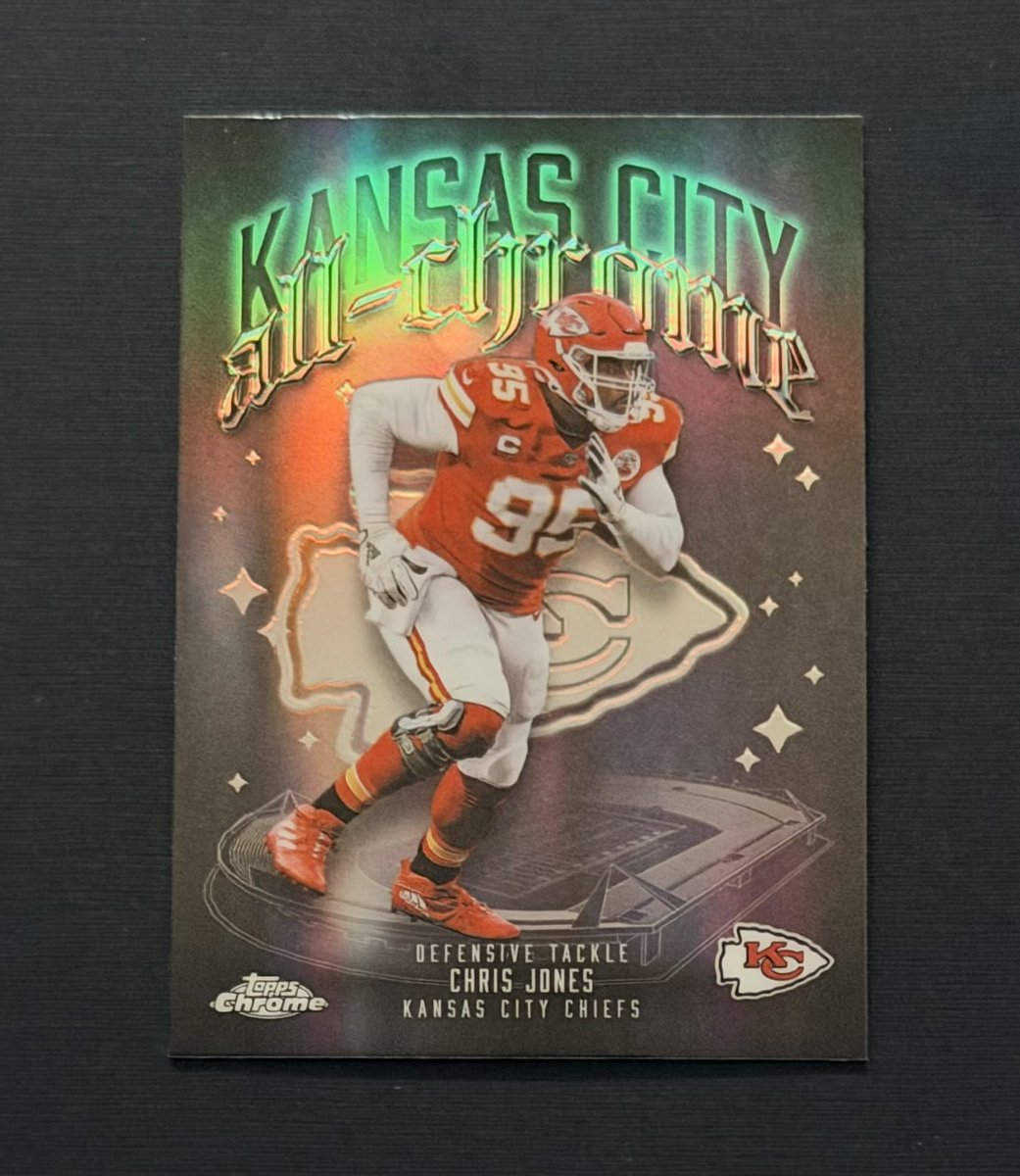 WaterPlantGuy's tweet image. Chris Jones Kansas City All-Chrome insert 🔴 The anchor of that Chiefs D-line. Ending in 8 hours.
#ChrisJones #Chiefs #ToppsChrome #NFLCards

ebay.us/m/nNEo0b