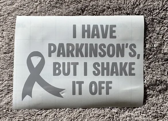 _designsbykd's tweet image. Tomorrow is the last day of Parkinson's Disease Awareness month! 🩶

Get your decals at the link below (at 25% off!)👇🏼

designsbykd101.etsy.com

#parkinsonsdisease #parkinsonsawareness #pdawareness #ParkinsonsAwarenessMonth #parkinsonsdiseaseswareness #decals #etsy #etsysale