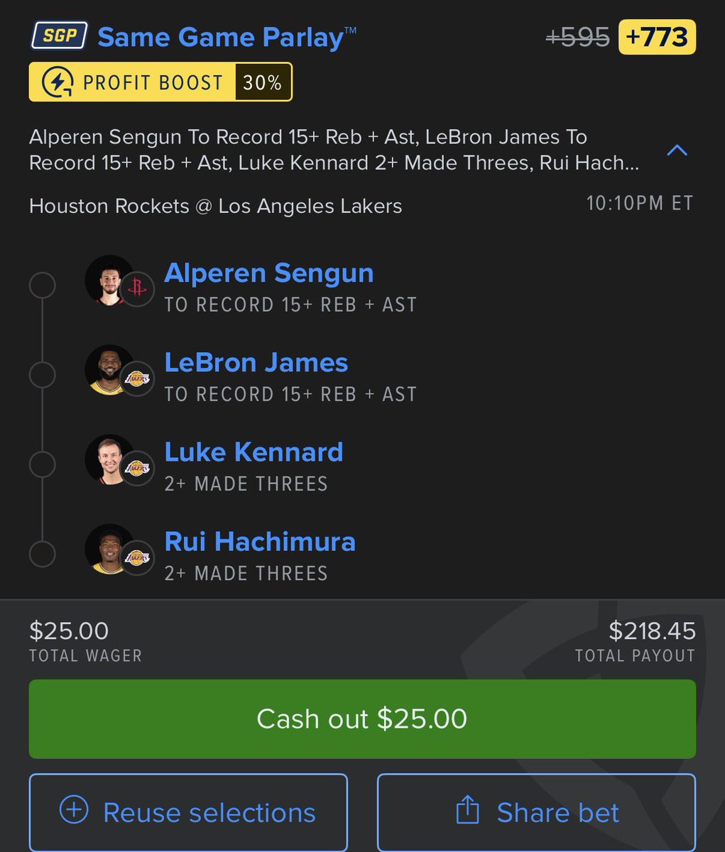KlNG1OFF's tweet photo. Last min action? Why not? Go big or go
Home ! Lakers in 5 #nba #lakers #parlay https://t.co/SX6SY9XKKK