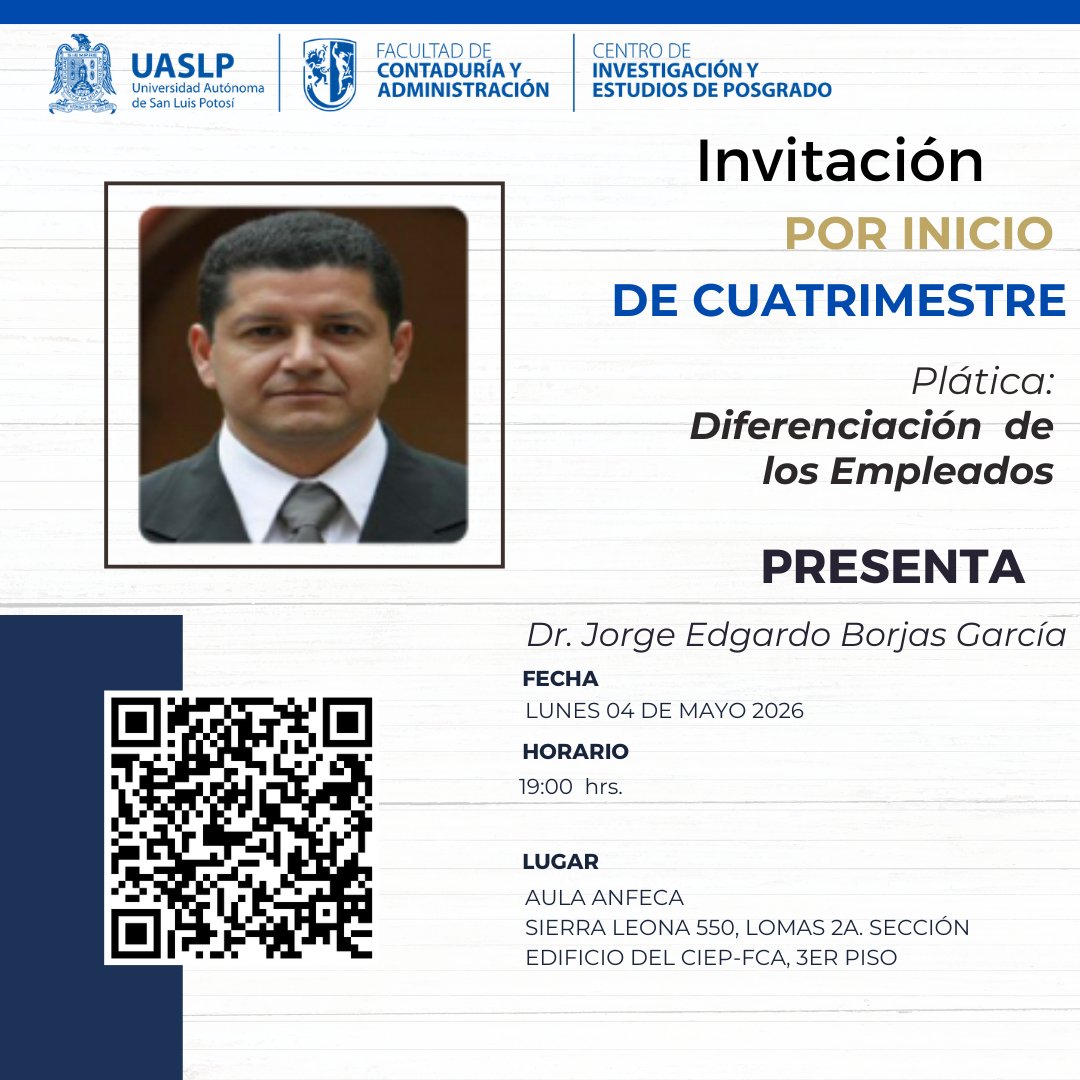 Centro de Investigación y Estudios de Posgrado FCA tweet media