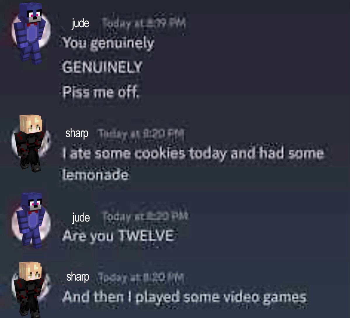 prayrknife's tweet image. lwk heavily ooc #hi