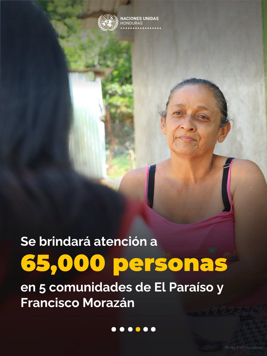 2/3 Estas acciones, que complementan los esfuerzos del Gobierno, son posibles gracias a la activación del marco colectivo de acciones anticipatorias con un respaldo de US$4 millones del Fondo Central para la Acción en Casos de Emergencia de las Naciones Unidas (#CERF)