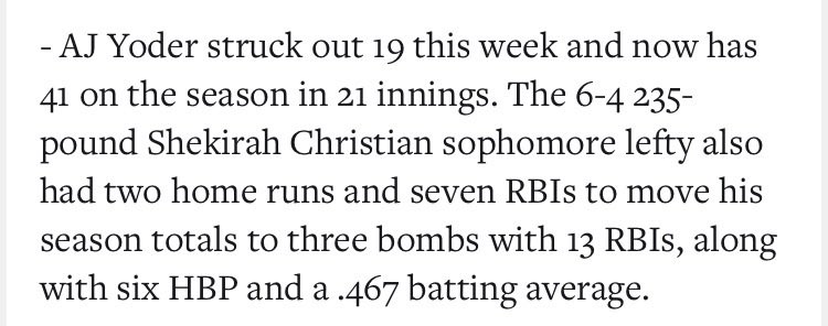 SCSbaseball's tweet photo. With TEAM success, comes individual recognition!!!!!

https://t.co/AcqzqxHegP https://t.co/LtCcRBhK8h