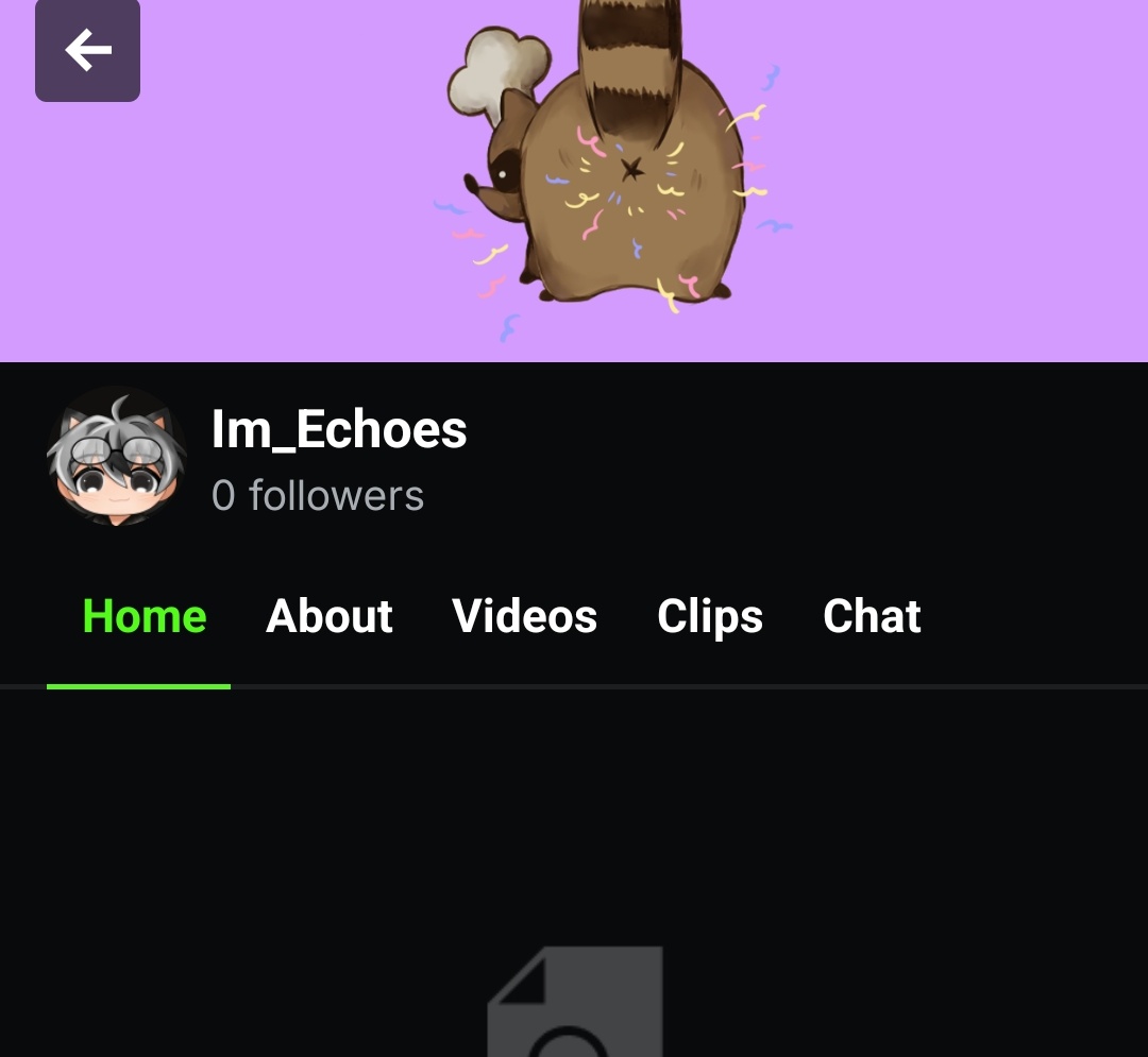 Echoes The raccon VT (DEBUT SOON) tweet media