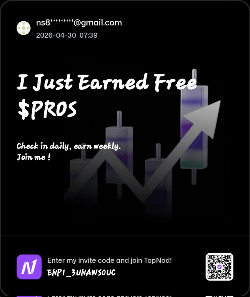 punitbhati92's tweet photo. Just joined TopNod Energy Park ⚡️
Simple tasks → earn Energy → share weekly $PROS rewards.
The more people join, the bigger the reward pool 
Worth a try！
#topnodenergy
https://t.co/9EY44BnzOY https://t.co/RjT5jMxxYS