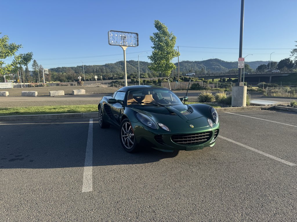 Enjoying the great weather today. Just had the Lotus out on a long country drive