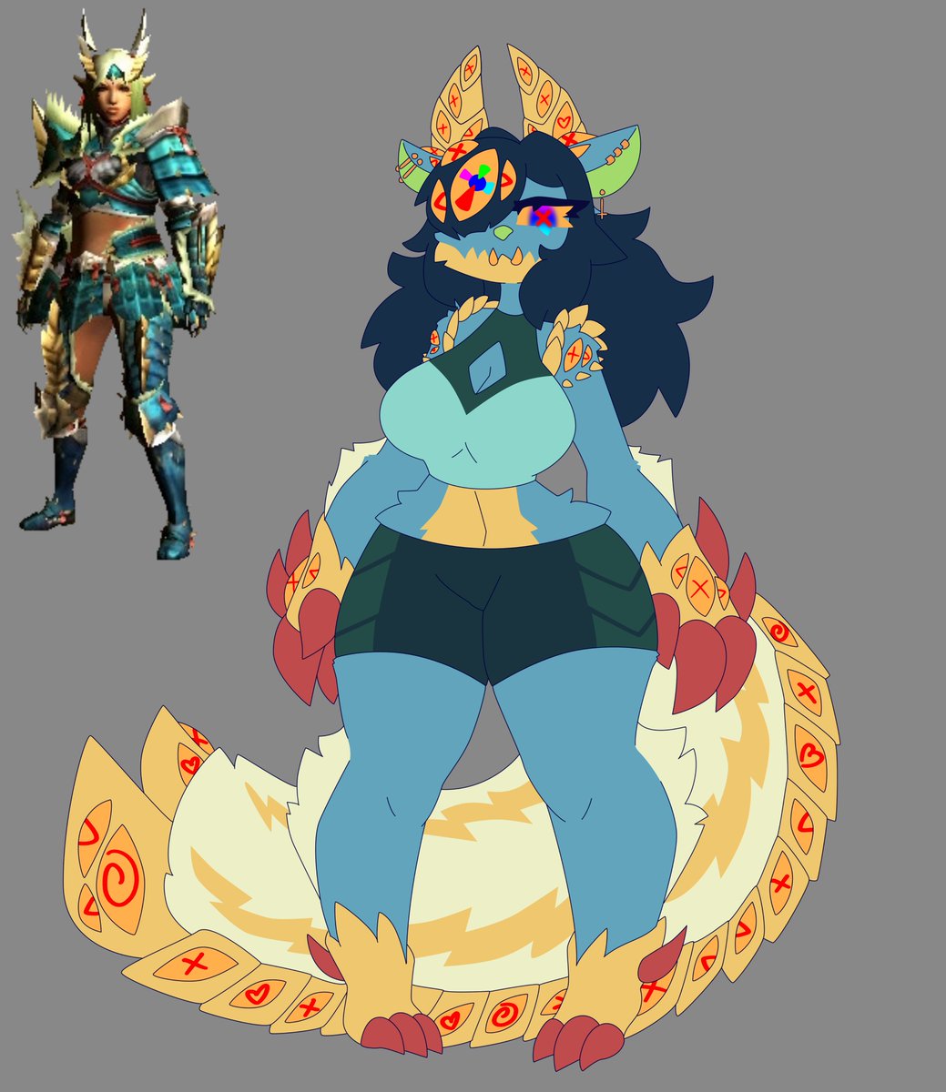 zinogre sona to match with my gf :3

#furry #furryart #ocart